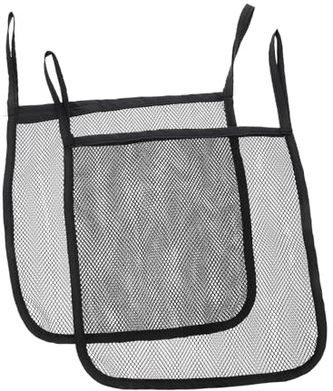 MUELODSIC 2 Stück-pack Aufbewahrungstasche für Kinderwagen aus Polyester Große Hängeaufbewahrungstasche mit Reißverschluss für Outdoor und Eltern