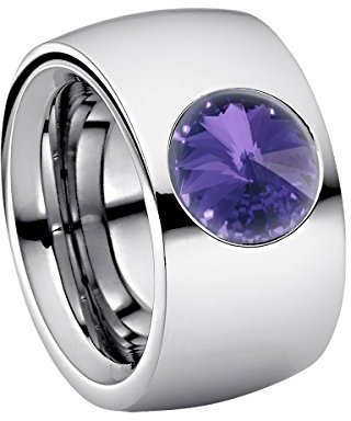 Heideman Ring Damen Coma Silber Edelstahl mit Zirkonia weiß Gr.50-65 | Coma Cocktailring Silber, Edelstahl, großer Zirkonia-Kristall, eleganter Damenring, hautfreundlich & nickelfrei, Geschenkidee