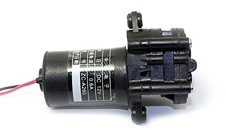 Q-BAIHE 12V Mini-Getriebe Selbstsaugende Pumpe (0-110 Grad Celsius) für Likör/Rum/Saft/Cola ZC-A260 Food-Grade