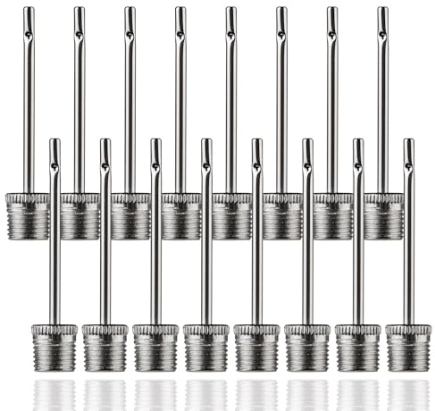 TK Gruppe Timo Klingler 10x Ballpumpe Schraubgewinde - alle Bälle - Ballnadeln Adapter Nadeln Ersatznadeln Ventilnadeln Nadelventil
