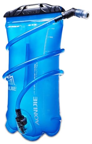 LOVARTS BEAUTY 1L / 1.5L /2L Sacca idrica, Acqua vescica Idratazione Apertura Grande, per Zaino Ciclismo, Escursionismo, Trekking e Campeggio (1.5L-TPU)