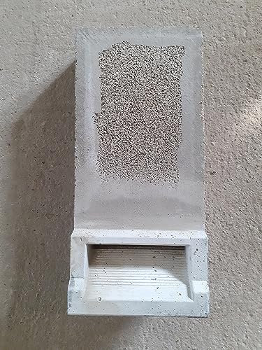 HASSELFELDT Fledermaus Fassadenkasten Unterputz mit Blende | Wetterfest | Fledermausquartier | Fledermauswochenstube | Großraumhöhle | Sommerquartier| Fledermauskasten| Fledermaus-Haus|Selbstreinigend