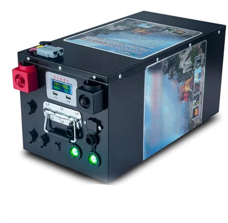 TGHY 100AH 150AH 200AH 300AH 400AH 500AH 24V Lithium-Eisenphosphat-Batterie 24V LiFePO4-Batterie 3000 Zyklen W/BMS wiederaufladbare Lithiumbatterie für Wohnmobile,24v150ah