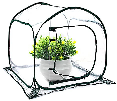 YLSZHYR Isolierter Warmraum, Transparente Garten-Isolierabdeckung, Mini-Gewächshaus, Pflanzenthermostat, Sämling-Isolierabdeckung, Kuppel-Pflanzenabdeckungen, Wiederverwendbar für Pflanzen Im(#1)