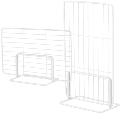 PAMINGONO 2pcs Freezer Divider Organizer Wire Shelf Partitions for Fridge Storage Easy to Install Mesh Separators Height Keeps Freezer Neat