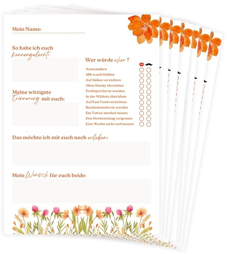 Stella & Soul Hochzeitsspiel – 50 Karten, Gästebuch-Alternative