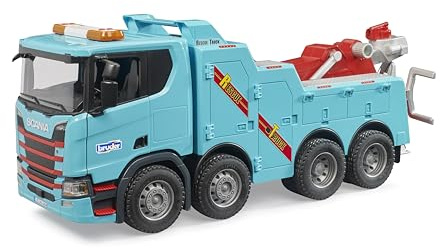 bruder 03553 - Scania Super 560R camión de rescate y grúa