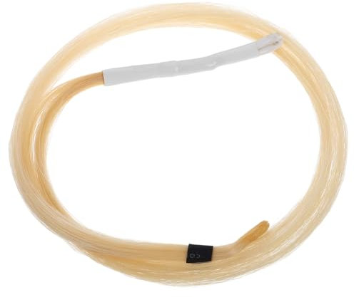 Toyvian Erhu Bogenhaar Echtem Pferdehaar Langlebige Ersatzhaare Für Erhu-bögen Einfache Installation Verbesserung Ihrer Musikalischen Darbietung Kompatibel Mit Verschiedenen Instrumenten