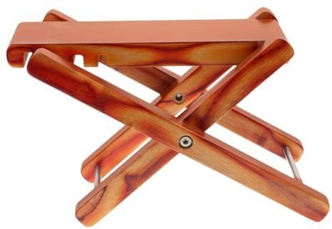 JOINPAYA Bambus-gitarren-fußhocker Klappbar Höhenverstellbar Ergonomisches Design für Klassische Akustikgitarristen Möbel-fußhocker Still-fußstütze Stuhl-fußhocker Fußstütze aus Massivholz