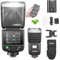 Godox V480 C V480-C TTL Touchscreen Flash for Canon Cameras, GN50 1/8000 HSS, 650 Full Power Flash, 1.7s Recycle Time, 2.4G Wireless, Built-in Modeling Light, 7.2V/2200mAh Li-ion Battery Speedlight