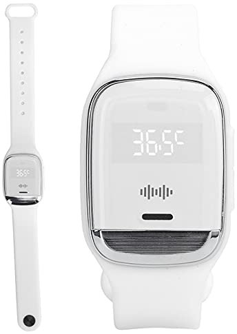 Gonetre Braccialetto Repellente per Zanzare a Ultrasuoni per Esterni, Braccialetto Repellente, Fascia Antizanzare, Braccialetto Repellente per Insetti, Braccialetti Repellenti (Bianco)