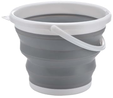 Collapsible Bucket - ShiningUU Heavy Duty 3L Foldable Tub for Camping, Beach, Car Washing & Outdoor Use | Portable Folding Small Bucket | Space Saving & Lightweight