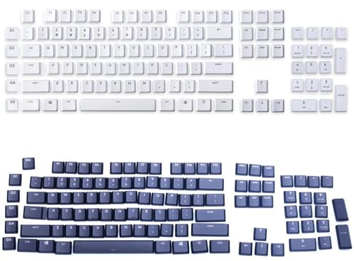 Lot complet de 109 touches pour clavier mécanique gaming Logitech G915/G913/G815/G813 TKL RGB (blanc)