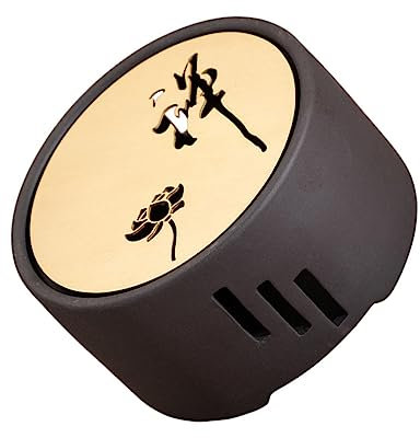 Mikikit Base Riscaldante Per Teiera in Ceramica Supporto Candela, Scaldavivande Leggero e Portatile Per Ufficio, Soggiorno e Sala Da Tè, Resistente Allo Sporco, Facile Da Pulire, Set Da