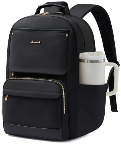 LOVEVOOK Rucksack Damen, 15,6 Zoll Laptop Schulrucksack Teenager Wasserdicht Schultasche mit Großem Fach für Trinkflasche Backpack Women School Bag Arbeitsrucksack Tagesrucksack für Reise Uni Work