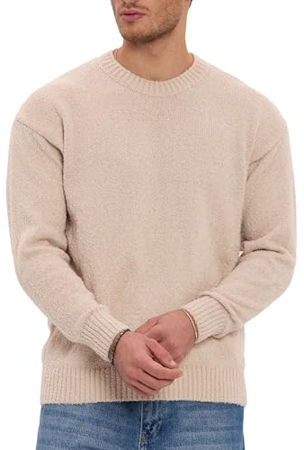 Redbridge Jersey de punto fino de cuello redondo, de material suave, clásico para el día a día y la oficina
