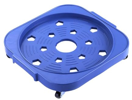 Base a rulli a 5 galloni – Supporto in ABS mobile con ruote bloccabili, piattaforma trolley stabile per il trasporto senza problemi di carichi pesanti | Uso nella pulizia e conservazione V