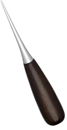 WENYOG Punteruolo per Cucire Punteruoli con Manico in Legno Fai-da-Te Tenda in Pelle Punteruolo for Cucire Scarpe Strumento di Riparazione Cucitrice a Mano Punteruolo Artigianale in Pelle