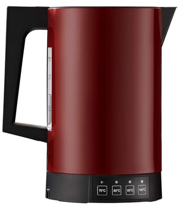 ritter fontana 5 Hervidor de Agua Eléctrico con Control de Temperatura, Color Rojo