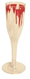 Atosa - 6 Flutes Sanguinanti In Plastica Dura