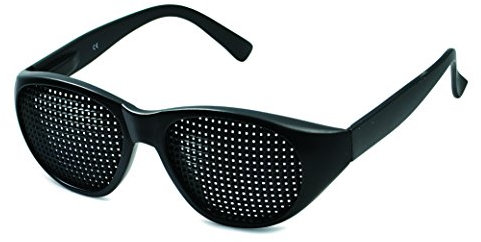 VANLO Rasterbrille 415-JGP quadratischer Raster, schwarz