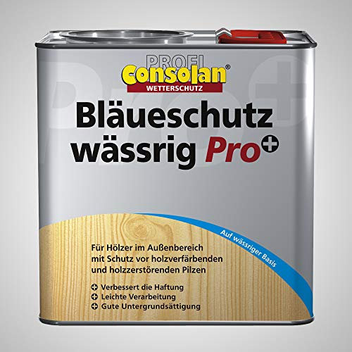Consolan Profi Bläueschutz Holzgrundierung Holzschutz außen, wässrig, 5 l (1er Pack)