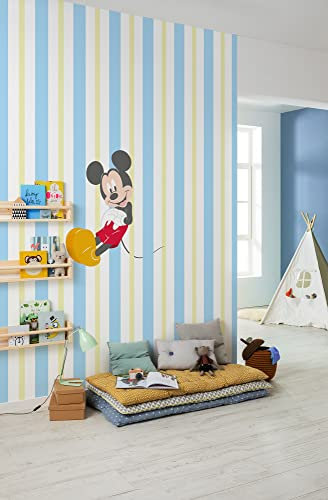 Komar Carta da parati fotografica in tessuto non tessuto, motivo Mickey Relax, dimensioni 200 x 250 cm (larghezza x altezza) – Disney, cameretta dei bambini, carta da parati per bambini