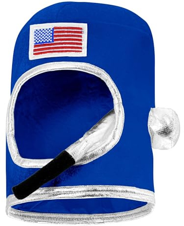W WIDMANN MILANO Party Fashion - Casco de astronauta para niños, gorro de tela, Nasa, espacio, astronauta, piloto espacial