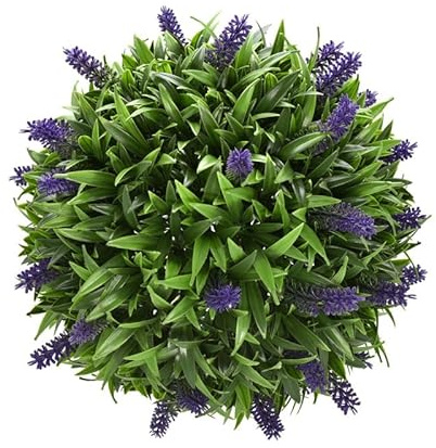 Tuda Grass Direct Lavender Artificial Topiary Ball 42cm