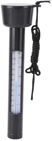YULEESIYIP Pool -Thermometer -Drop -Genau testen Innen im Freien im Freien schwarz