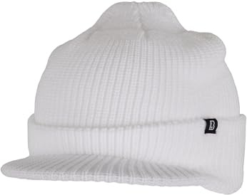 Brandit Shield Cap Unisex - Vuxen, Vit, one size