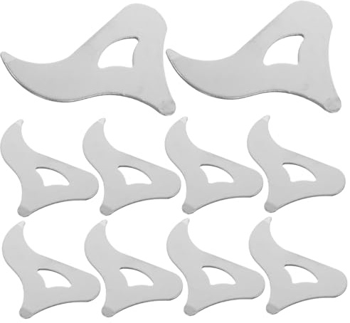 VICASKY Set 10 Pezzi Apri Noci in Acciaio Inossidabile Design Ergonomico Facile da Pulire per Noci Macadamia in Cucina