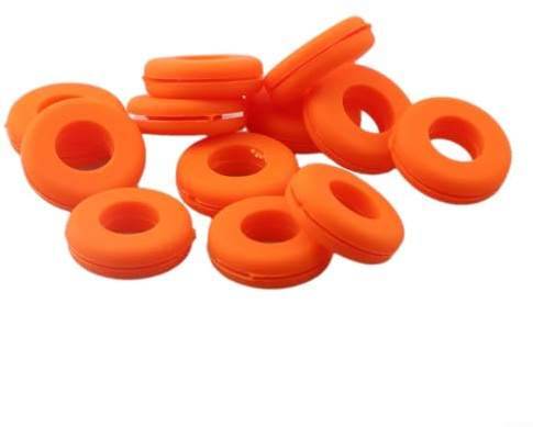 Yuanpgky Amortiguadores de vibración de silicona para raqueta de tenis, paquete de 12 – Amortiguador para cuerda de raqueta, reduce la vibración y mejora la comodidad durante el juego, compatible con