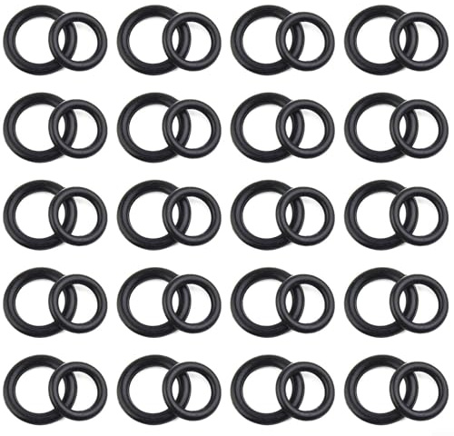 Set di 40 guarnizioni ad anello per idropulitrice a sgancio rapido da 1/4 e 3/8 guarnizioni in gomma per raccordi per tubi stile M22