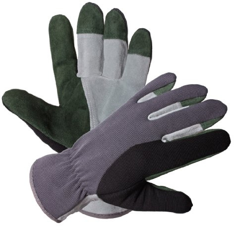 planto Leder-Gartenhandschuhe Flex, Gr. 10, Profi Arbeitshandschuhe aus bestem Rindsleder, Thornproof gloves (1 Paar)