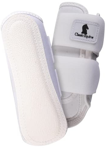 Classic Equine AirWave Classic Splint Boots, Front (White, Medium)