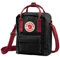 FJALLRAVEN 23797-550-326 Kånken Sling Sports backpack Unisex Adult Black-Ox Red Size One Size