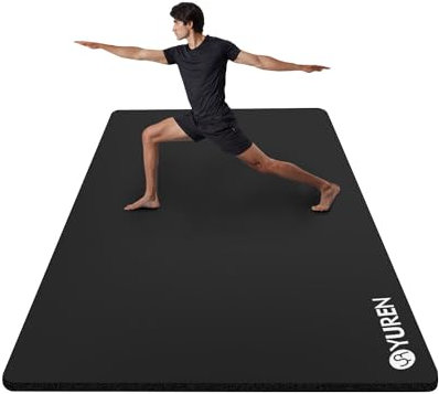 RYTMAT Yogamatte 15mm Dicke NBR 195x90cm Breit Fitnessmatte Sportmatte für Home Gym Yoga Pilates Aerobic Training mit Tragetasche