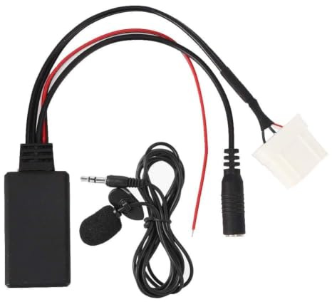 Yctze Bluetooth AUX Adapter, Mikrofon Kit | Audio Kabel 3 5 6 RX8, Freisprechen, ABS