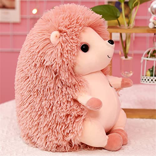 EXQULEG Igel Kuscheltier Plüschigel - weich & waschbar - Kuschel Igel Plüschtier Hedgehog plüsch Igel Stofftier Geschenk für Kinder, Mädchen und Jungen (Rosa,23cm)
