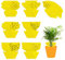 VFANDV Pièges à Insectes, Anti Moucherons Interieur Attrape Moucheron Plantes Autocollants Colle Double-Face Étanche Jaunes Pièges Engluées pour Cuisine Jardin (70)