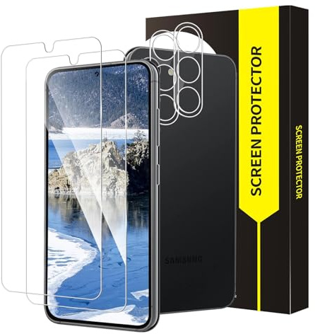 Bodyguard 2+2 Stück Schutzfolie für Panzerglas für Samsung Galaxy S23 Plus 5G, Frei von Kratzern Unzerbrechlich Samsung S23 Plus Displayschutzfolie, 2.5D Runde Kante Ultra-Klar S23 Plus 5G Folie