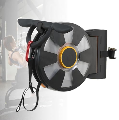 Flywheel Trainer - Estación de entrenamiento de gimnasio, agarre antideslizante para entrenamiento de fuerza, diseño multiejercicio, ideal para fitness en casa