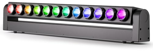 216 W LED Wallwasher Lyre Beam bar, 12 x 15 W RGBW 4-i-1 lysdioder discoljus, konsol scenljus, DMX512 stroboskopisk effekt för bröllopsfest klubb och bar
