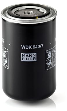 MANN-FILTER WDK 940/7 Kraftstofffilter - für Lkw + Busse | Für LKW, Busse, Schutz des Kraftstoffsystems, Injektorschutz, Zuverlässige Kraftstoffversorgung, Echte OE-Technologie