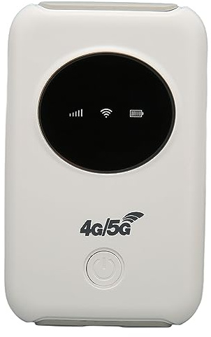 Tonysa 4G USB Mobiler WLAN-Hotspot, Tragbarer -LTE-Router, Micro-SIM-Karten-Reiserouter, Taschenrouter WLAN Unterstützt 10 Benutzer, 3200 MAh Batteriebetrieben