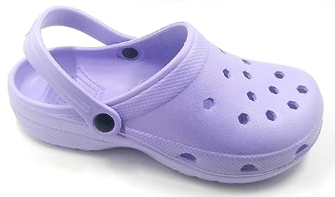 Ladies Womens Mules Slippers Nursing Garden Beach Hospital Clogs Shoes Sandals Purple