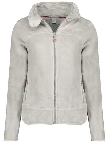 Canadian Peak - Damen Winterjacke mit Kapuze, Langarm, Grau, S
