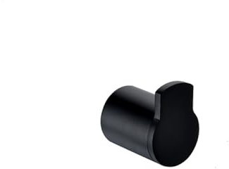 PIZZZENO Ganci per montaggio a parete in acciaio inossidabile nero per bagno Appendiabiti da cucina Gancio per asciugamani per doccia Gancio per stoffa SUS304 Appendiabiti per bagno, Tipo C