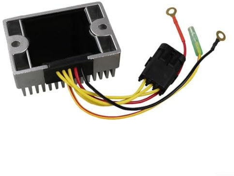 Zilimontt Régulateur de tension, redresseur de pièce, pièce de rechange OEM 4011182 avec système de refroidissement amélioré, protection contre la surchauffe, anti-corrosion, construction en métal ABS
